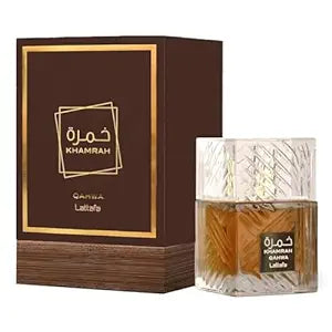 Lattafa Khamrah Qahwa for Unisex Eau de Parfum Spray, 3.4 Ounce