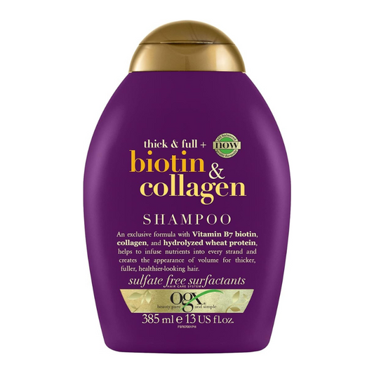 OGX Shampoo, Thick & Full+ Biotin & Collagen, 385ML